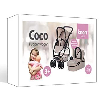 Knorr kolica za lutke Coco bež 90724-5