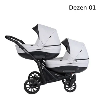 Kunert kolica za blizance 2u1 set Booster crni ram 01 Kunert kolica za blizance 2u1 set Booster crni ram 01