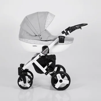 Kunert kolica za bebe 2u1 set Mila beli ram 3-1 Kunert kolica za bebe 2u1 set Mila beli ram 3-1