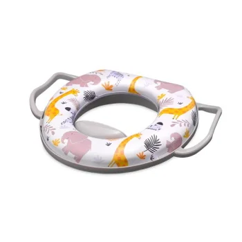 Lorelli soft trening adapter sa ručicama Grey animals-2 Lorelli soft trening adapter sa ručicama Grey animals-2