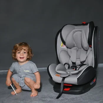 Lorelli auto sedište Nebula Isofix 0-36kg 360° rot grey leather 2023-4 Lorelli auto sedište Nebula Isofix 0-36kg 360° rot grey leather 2023-4