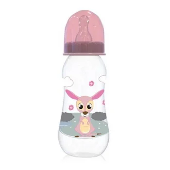Lorelli flašica Easy grip 250ml 0+ blush pink Lorelli flašica Easy grip 250ml 0+ blush pink