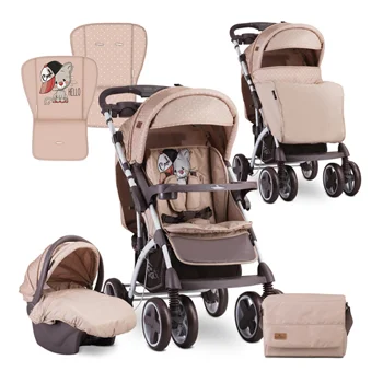 Lorelli kolica za bebe 2 u 1 Toledo Beige Cool Cat Lorelli kolica za bebe 2 u 1 Toledo Beige Cool Cat