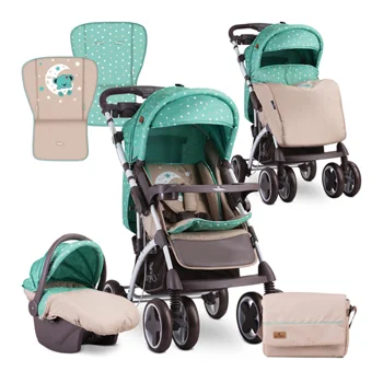 Lorelli kolica za bebe 2 u 1 Toledo Green&Beige Moon Bear Lorelli kolica za bebe 2 u 1 Toledo Green&Beige Moon Bear