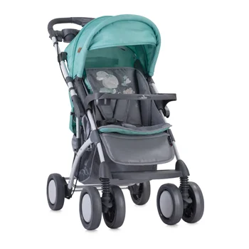 Lorelli kolica za bebe 2u1 Toledo Green&Grey Bunnies-1 Lorelli kolica za bebe 2u1 Toledo Green&Grey Bunnies-1