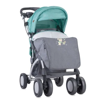 Lorelli kolica za bebe 2u1 Toledo Green&Grey Bunnies-2 Lorelli kolica za bebe 2u1 Toledo Green&Grey Bunnies-2