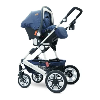 Lorelli kolica za bebe Lora Set Dark Blue Birds 2019-4 Lorelli kolica za bebe Lora Set Dark Blue Birds 2019-4