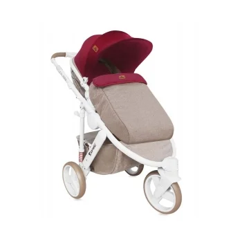 Lorelli kolica za bebe Calibra 3 Beige&Red-1 Lorelli kolica za bebe Calibra 3 Beige&Red-1