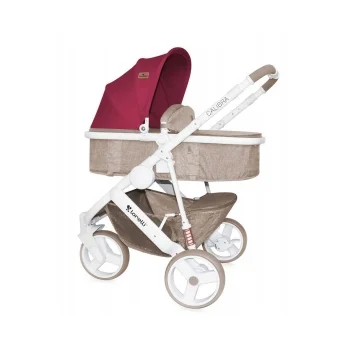 Lorelli kolica za bebe Calibra 3 Beige&Red-2 Lorelli kolica za bebe Calibra 3 Beige&Red-2