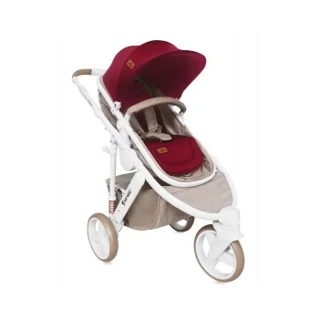 Lorelli kolica za bebe Calibra 3 Beige&Red-3 Lorelli kolica za bebe Calibra 3 Beige&Red-3
