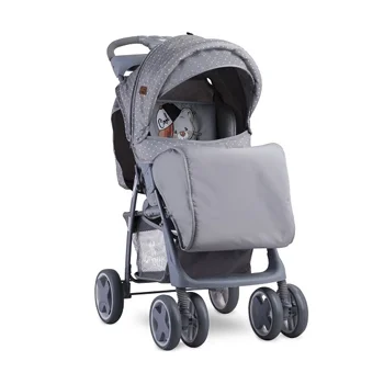 Lorelli Foxy dečija kolica sa navlakom Grey Cool Cat Lorelli Foxy dečija kolica sa navlakom Grey Cool Cat