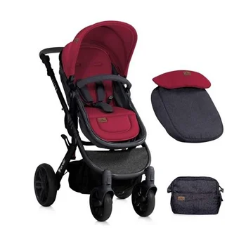 Lorelli kolica za bebe Luna Black&Red 2018 Lorelli kolica za bebe Luna Black&Red 2018