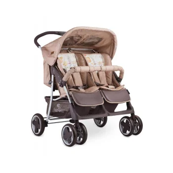 Lorelli dečija kolica Twin Beige Bear Party 2019 + Torba-1 Lorelli dečija kolica Twin Beige Bear Party 2019 + Torba-1