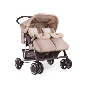 Lorelli dečija kolica Twin Beige Bear Party 2019 + Torba-2 Lorelli dečija kolica Twin Beige Bear Party 2019 + Torba-2