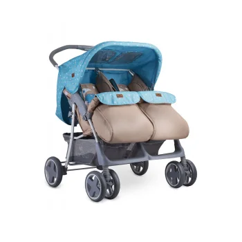 Lorelli kolica Twin Blue&Beige Moon Bear 2019 + Torba-2 Lorelli kolica Twin Blue&Beige Moon Bear 2019 + Torba-2