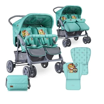 Lorelli kolica za blizance Twin Green Indians 2019 + Torba Lorelli kolica za blizance Twin Green Indians 2019 + Torba