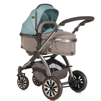 Lorelli kolica za bebe Aurora Beige & Green Bear-1 Lorelli kolica za bebe Aurora Beige & Green Bear-1