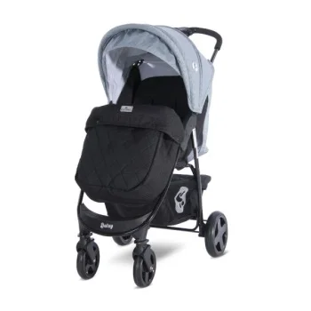 Lorelli kolica za bebe Daisy basic set black silver blue-1 Lorelli kolica za bebe Daisy basic set black silver blue-1