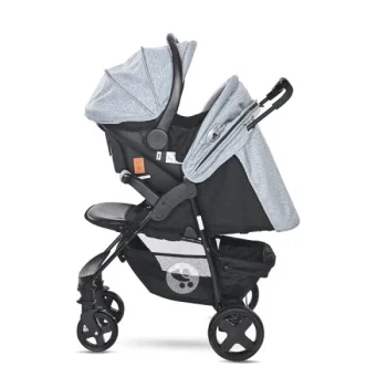 Lorelli kolica za bebe Daisy basic set black silver blue-4 Lorelli kolica za bebe Daisy basic set black silver blue-4