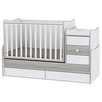 Lorelli krevetac 3u1 Maxi Plus 70/160cm White / Artwood  Lorelli krevetac 3u1 Maxi Plus 70/160cm White / Artwood