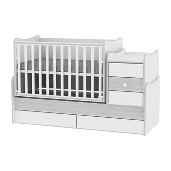 Lorelli krevetac 3u1 Maxi Plus 70/160cm White / Coffee-3 Lorelli krevetac 3u1 Maxi Plus 70/160cm White / Coffee-3