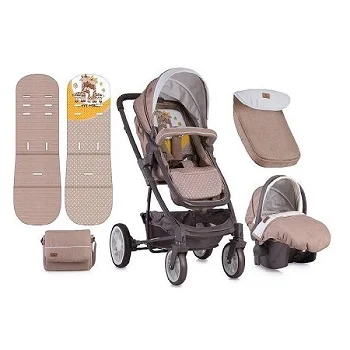 Lorelli S-500 kolica za bebe 2 u 1 Set Beige&Yellow Happy Family Lorelli S-500 kolica za bebe 2 u 1 Set Beige&Yellow Happy Family