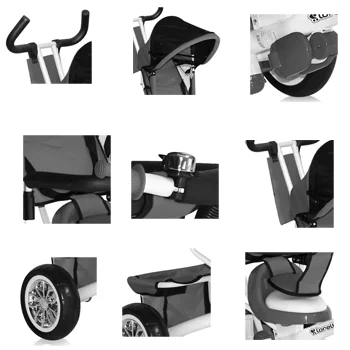 Lorelli tricikl za decu B302A Violet&White-4 Lorelli tricikl za decu B302A Violet&White-4