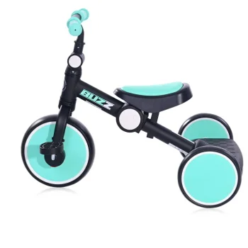 Lorelli tricikl Buzz Foldabl black turquoise -1 Lorelli tricikl Buzz Foldabl black turquoise -1