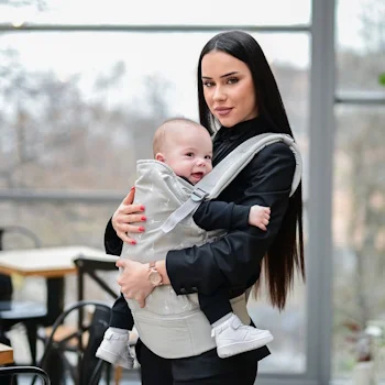 Lorreli kengur Ergonomic Wally grey floral-2 Lorreli kengur Ergonomic Wally grey floral-2