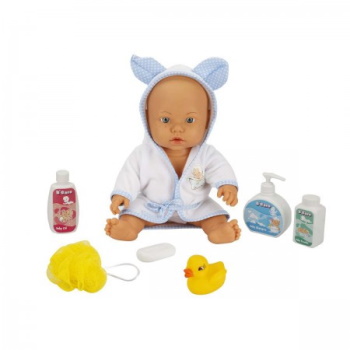 Matrax lutka beba sa setom za kupanje u roze i plavoj boji-2