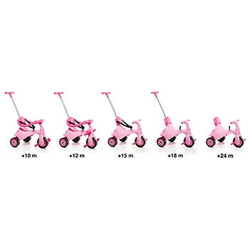 Molto tricikl Urban Trike II City 5 u 1 pink-2 Molto tricikl Urban Trike II City 5 u 1 pink-2