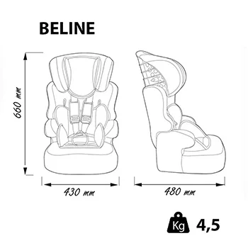 Nania auto-sedište Beline Luxe Cars 9-36 kg-1 Nania auto-sedište Beline Luxe Cars 9-36 kg-1