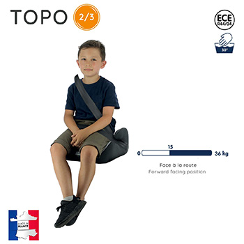 Nania auto-sedište buster Topo 15-36kg Princess zip-4 Nania auto-sedište buster Topo 15-36kg Princess zip-4
