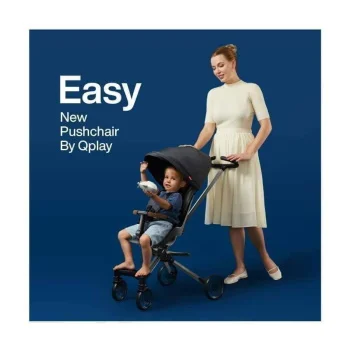 QPlay kolica za bebe Easy black -1 QPlay kolica za bebe Easy black -1