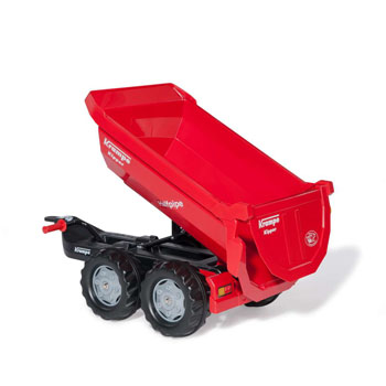 Rolly Toys prikolica kiper za traktor na pedale Halfpipe Krampe 123230-1