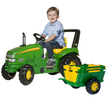 Rolly Toys traktor na pedale Xtrack John Deere sa prikolicom  035762-1