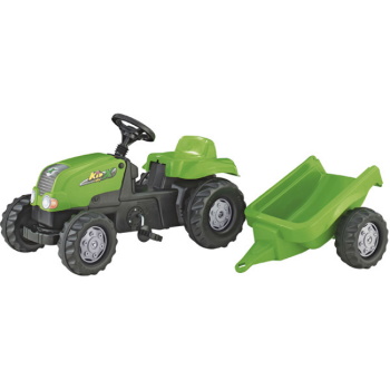  Rolly Toys traktor na pedale sa prikolicom, zeleni 012169