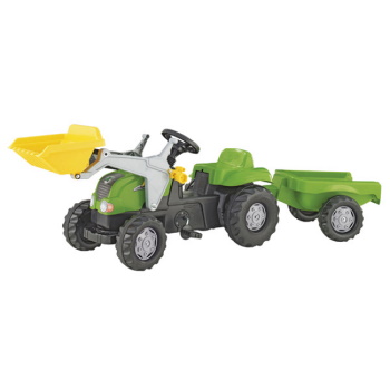 Rolly Toys traktor utovarivač na pedale sa prikolicom, zeleni 023134 Rolly Toys traktor utovarivač na pedale sa prikolicom, zeleni 023134