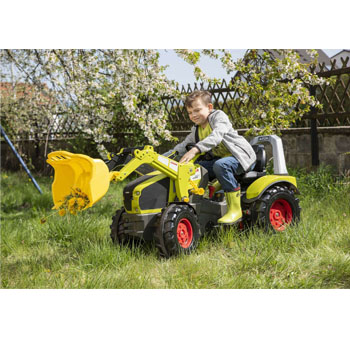 Rolly Toys traktor na pedale sa utovarivačem i menjačem Claas Premium  651122-1