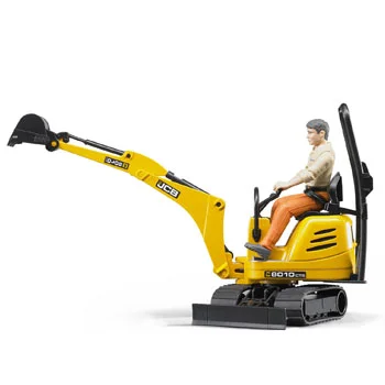 Bruder JCB mini rovokopač 8010 CTS sa figurom 620028-2 Bruder JCB mini rovokopač 8010 CTS sa figurom 620028-2