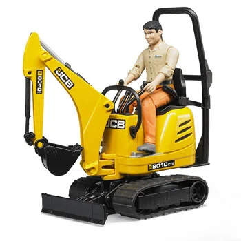 Bruder JCB mini rovokopač 8010 CTS sa figurom 620028-3 Bruder JCB mini rovokopač 8010 CTS sa figurom 620028-3