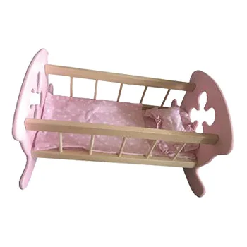 Drvena kolevka za lutku-1 Drvena kolevka za lutku-1