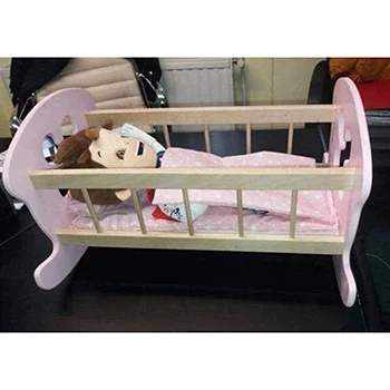 Drvena kolevka za lutku-2 Drvena kolevka za lutku-2