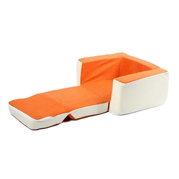 Fotelja za decu na razvlačenje Klasik narandžasto-bela-1 Fotelja za decu na razvlačenje Klasik narandžasto-bela-1