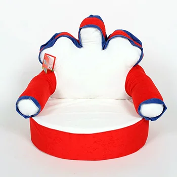 Fotelja za decu Kruna crveno-bela-2 Fotelja za decu Kruna crveno-bela-2