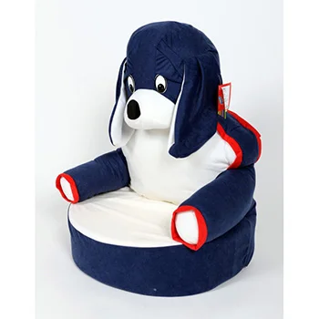 Fotelja za decu Kuca teget-bela-1 Fotelja za decu Kuca teget-bela-1