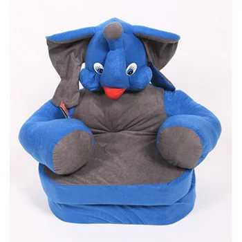 Fotelja za decu na razvlačenje Slonče plavo-siva-2 Fotelja za decu na razvlačenje Slonče plavo-siva-2