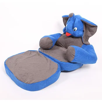 Fotelja za decu na razvlačenje Slonče plavo-siva-3 Fotelja za decu na razvlačenje Slonče plavo-siva-3