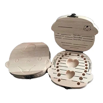 Drvena kutija za zubiće