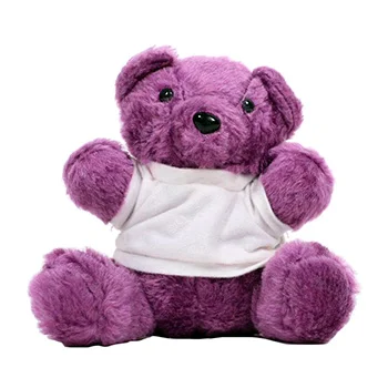 Meda sa majicom mali 15cm ljubičasti Meda sa majicom mali 15cm ljubičasti